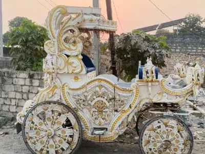 Decorated Wedding Buggy Carriage Rental