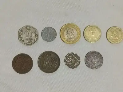 Old Indian Coin Collection Set