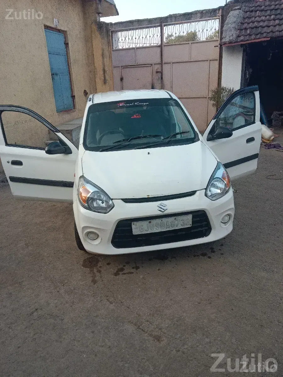 White Maruti Suzuki Alto – Well Maintained - કાર - ભેસાણ - Image 2