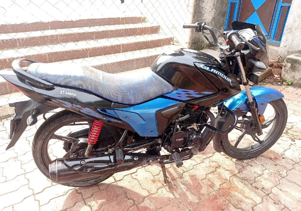 Hero Glamour 2020 Blue Black Bike - બાઇક્સ - કુટિયાણા - Image 1