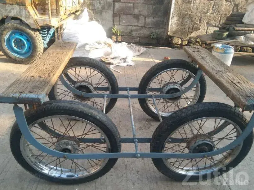 Heavy Handcart Frame with 4 Splendor Wheels - Auto Parts - Rajkot City - Image 4