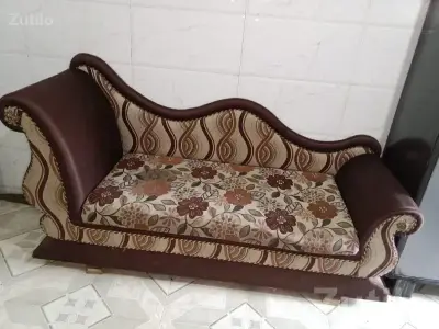 Stylish Brown Floral Sofa Couch Stylish Brown Floral Sofa Couch