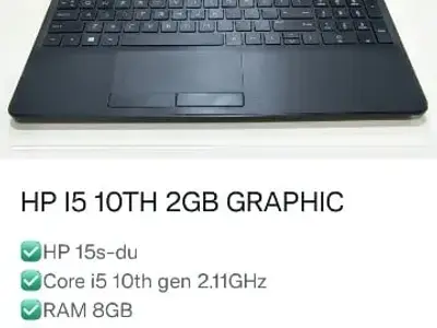 HP i5 10th Gen Laptop 8GB RAM FHD 15.6” HP i5 10th Gen Laptop 8GB RAM FHD 15.6”