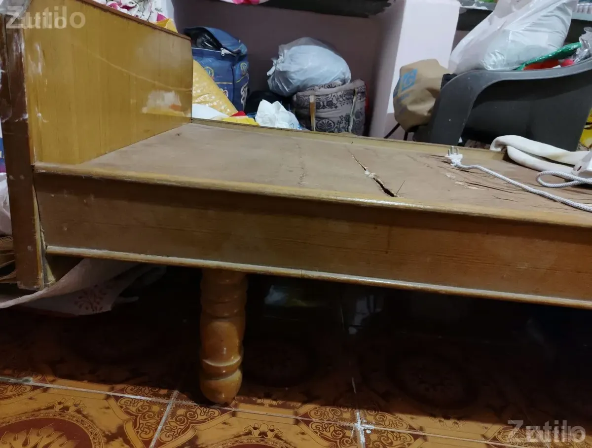 Single Wooden Bed Frame - Beds & Mattresses - Morbi City - Image 2