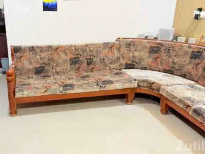 Wooden Sofa set 3+1+3 with Center Table Wooden Sofa set 3+1+3 with Center Table