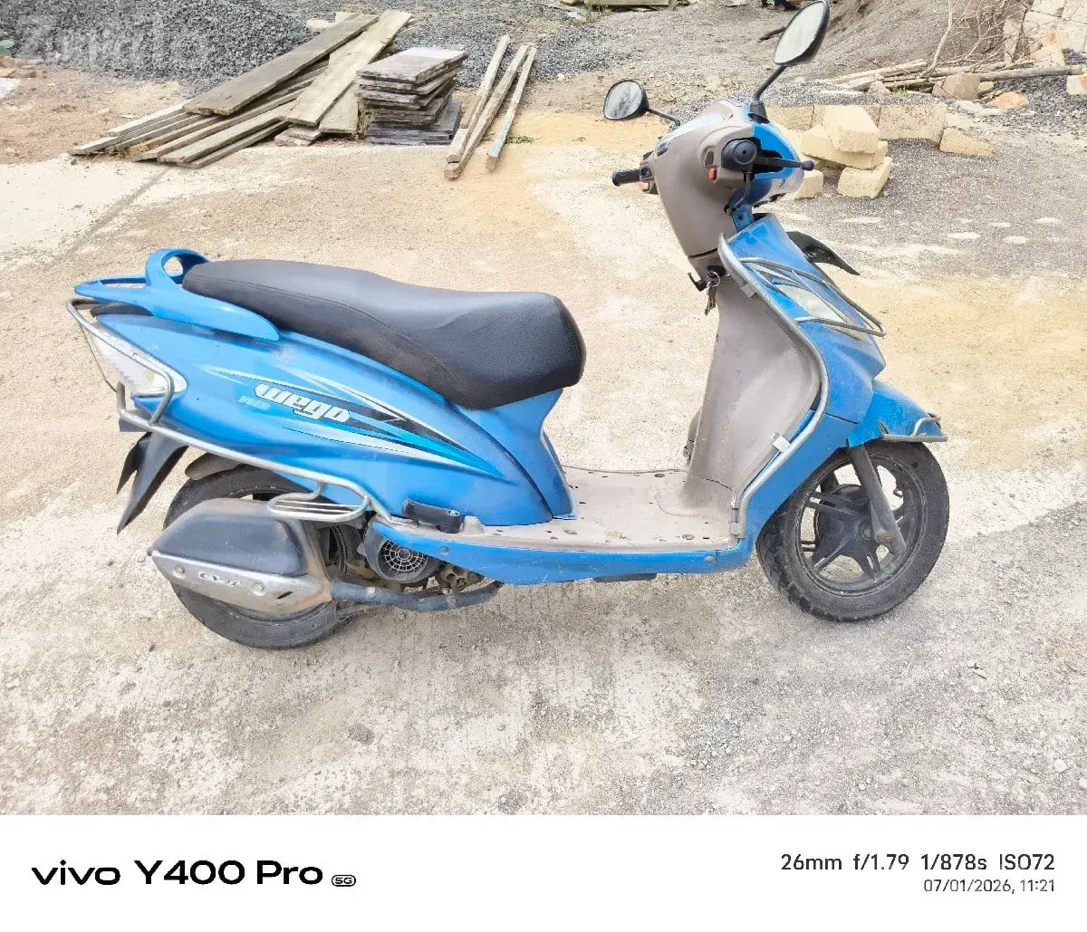 TVS Wego 2017 Scooter with Active Insurance - Bikes - Keshod - Image 2