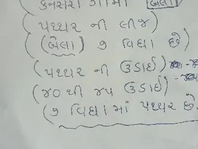 Jasdan Kanasara 7 Vigha Stone Land Jasdan Kanasara 7 Vigha Stone Land