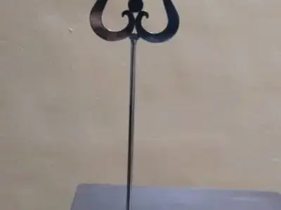 Stainless Steel Trishul Stand for Mandir Stainless Steel Trishul Stand for Mandir