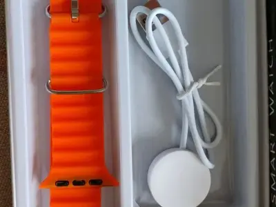 Calling Smart Watch with Orange Strap Calling Smart Watch with Orange Strap