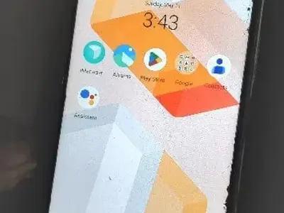 Android Smartphone with Punch-Hole Display Android Smartphone with Punch-Hole Display