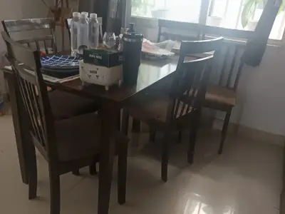 Dining table with chairs