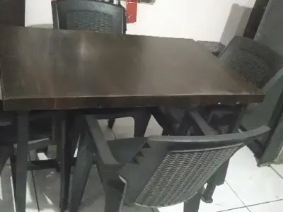 6 Seater Dining Table With Plastic Chairs 6 Seater Dining Table With Plastic Chairs