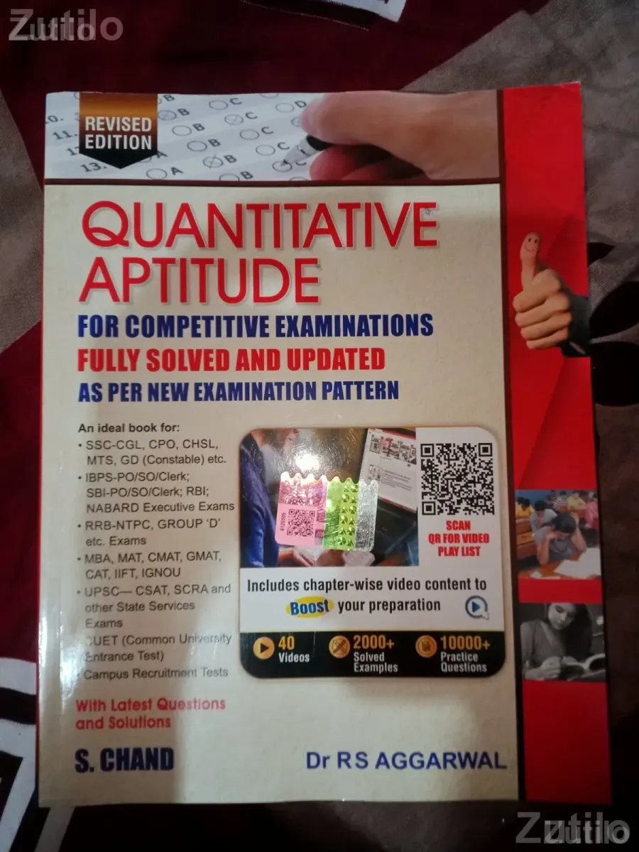 QUANTITATIVE APTITUDE Dr. R S AGGARWAL - Competitive Exam Books - Deesa - Image 1
