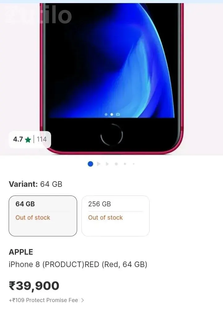 Apple iPhone Smartphone Red - Mobile Phones - Modasa - Image 5