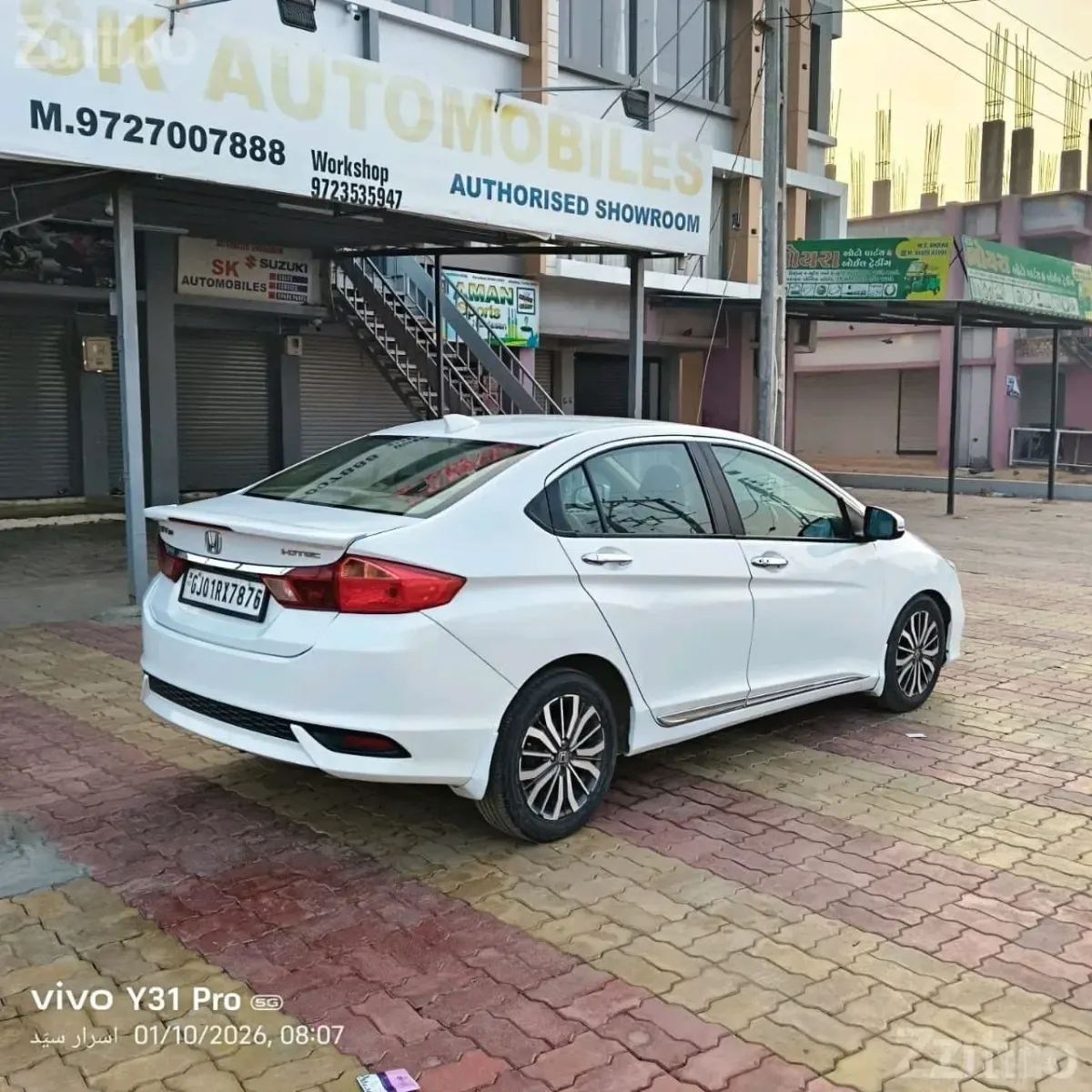 2017 Honda City VX Diesel White - કાર - કડી - Image 2