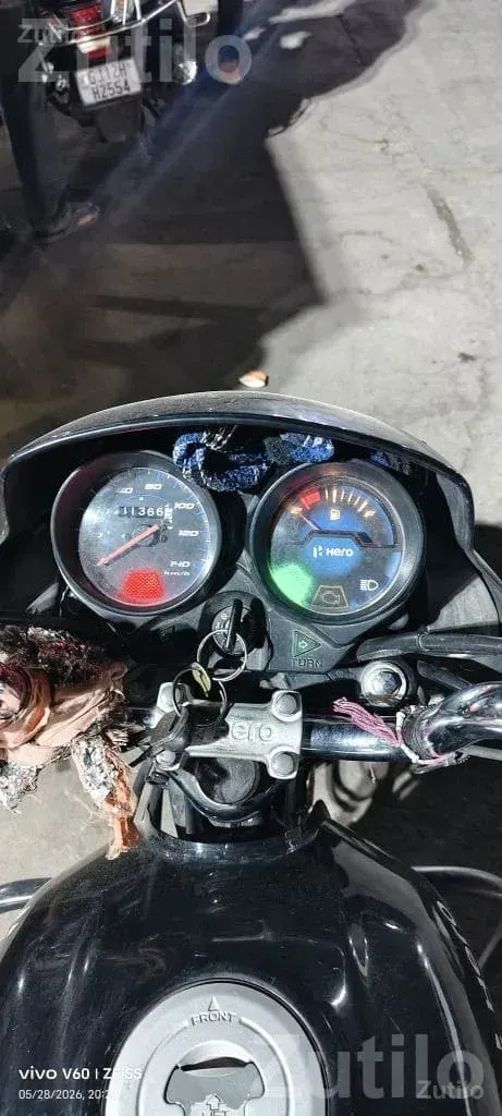 2024 Hero HF Deluxe Black Motorcycle - બાઇક્સ - ભુજ - Image 2