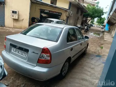 Hyundai Accent Silver Sedan Car