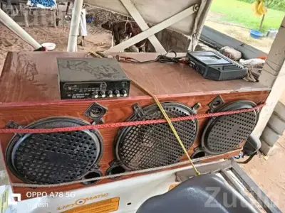 Tractor Speaker Box Set with Amplifier and Subwoofer