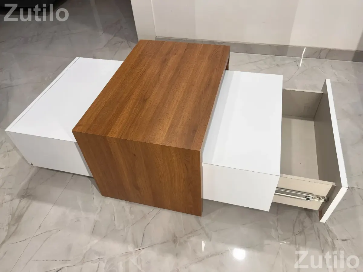 Wooden centre table with storage - Wardrobes, Cupboards & Storage - Ahmedabad City - Image 2