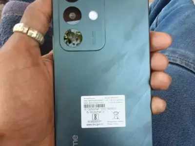 Realme Green Smartphone with Dual Camera
