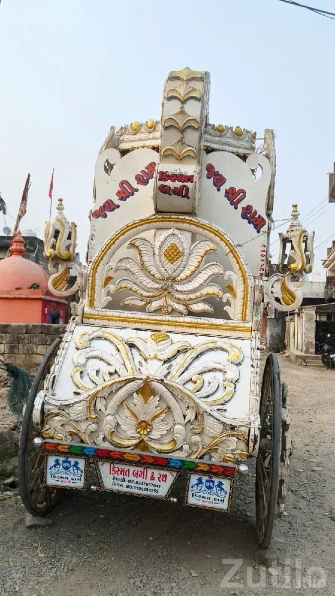 Decorated Wedding Buggy Carriage Rental - ભાડે વાહનો - ઊના - Image 2
