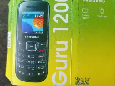 Samsung Guru 1200 Keypad Mobile with Box Samsung Guru 1200 Keypad Mobile with Box