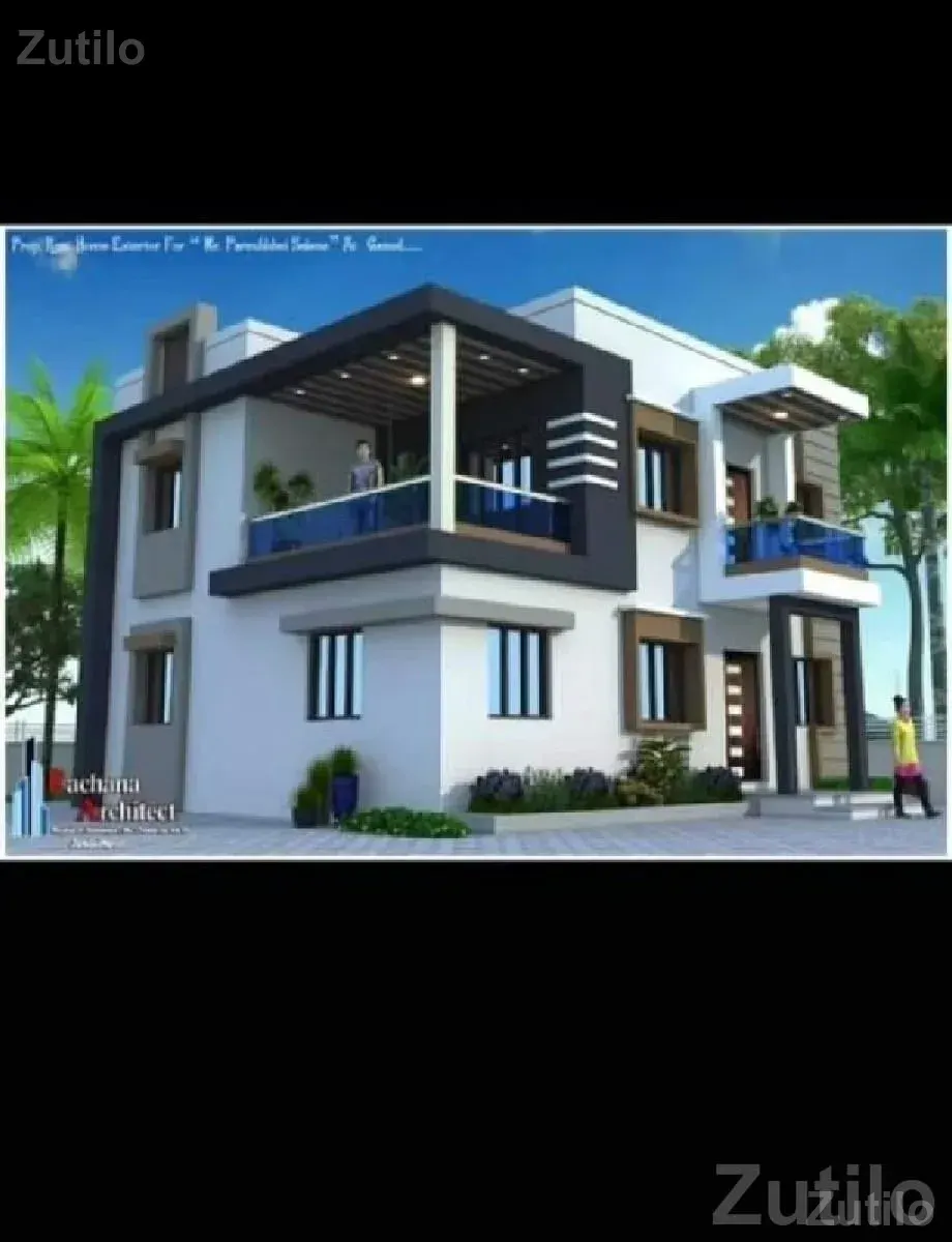 Colorful Modern Double Floor House Design - ઘર વેચાણ માટે - ઉપલેટા - Image 3