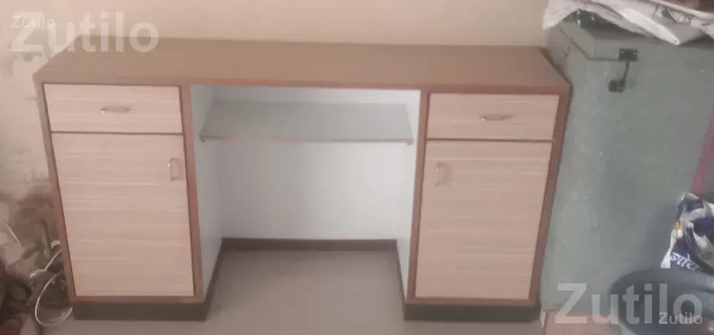 Home Made Wooden Office Table with Storage - Office Furniture - Rajkot City - Image 3