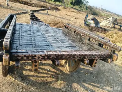 Heavy Duty Wooden Bullock Cart Heavy Duty Wooden Bullock Cart