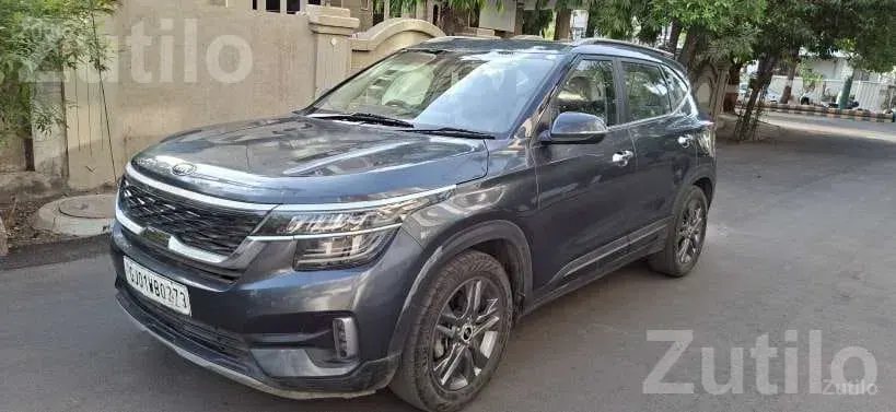 Kia Seltos 2021 HTX 1.5 Petrol Automatic - કાર - રાજકોટ શહેર - Image 2