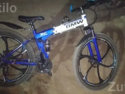 BMW Blue White Adult Bicycle BMW Blue White Adult Bicycle