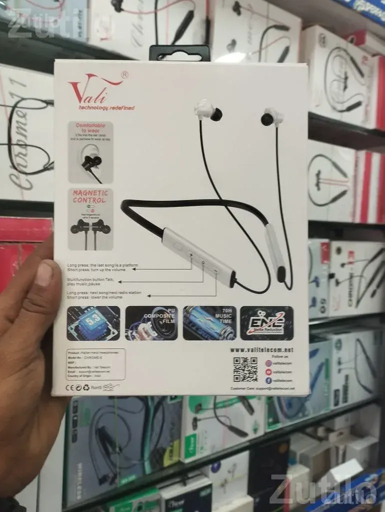 Vali Chrome 8 Wireless Neckband Earphones - ઇલેક્ટ્રોનિક ઍક્સેસરીઝ - દસ્ક્રોઇ - Image 2