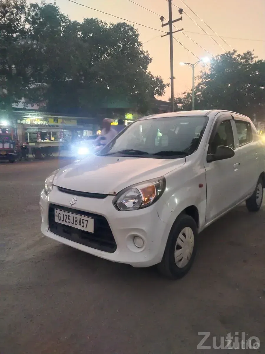 White Maruti Alto 800 Used Car - Cars - Bhanvad - Image 2
