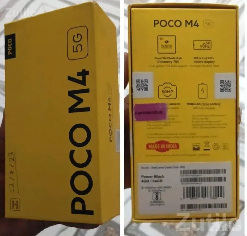 Poco M4 64GB Black Smartphone - Mobile Phones - Sutrapada - Image 3